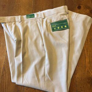 louis raphael mens Golf Pants Tan Size 36 X 30 NWT